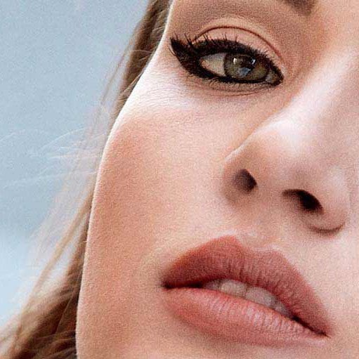 Girl With Black Winged Eyeliner Look